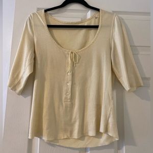 Doen Cotton 3/4 Top